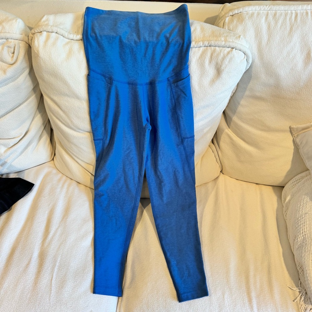 NWOT Spacedye Love the Bump Maternity Pocket Midi Legging- beyond the bump